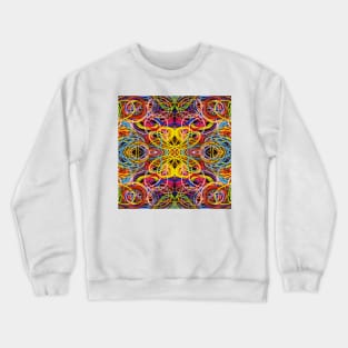 patterns of brightly coloured child wrist bands. ONE Crewneck Sweatshirt